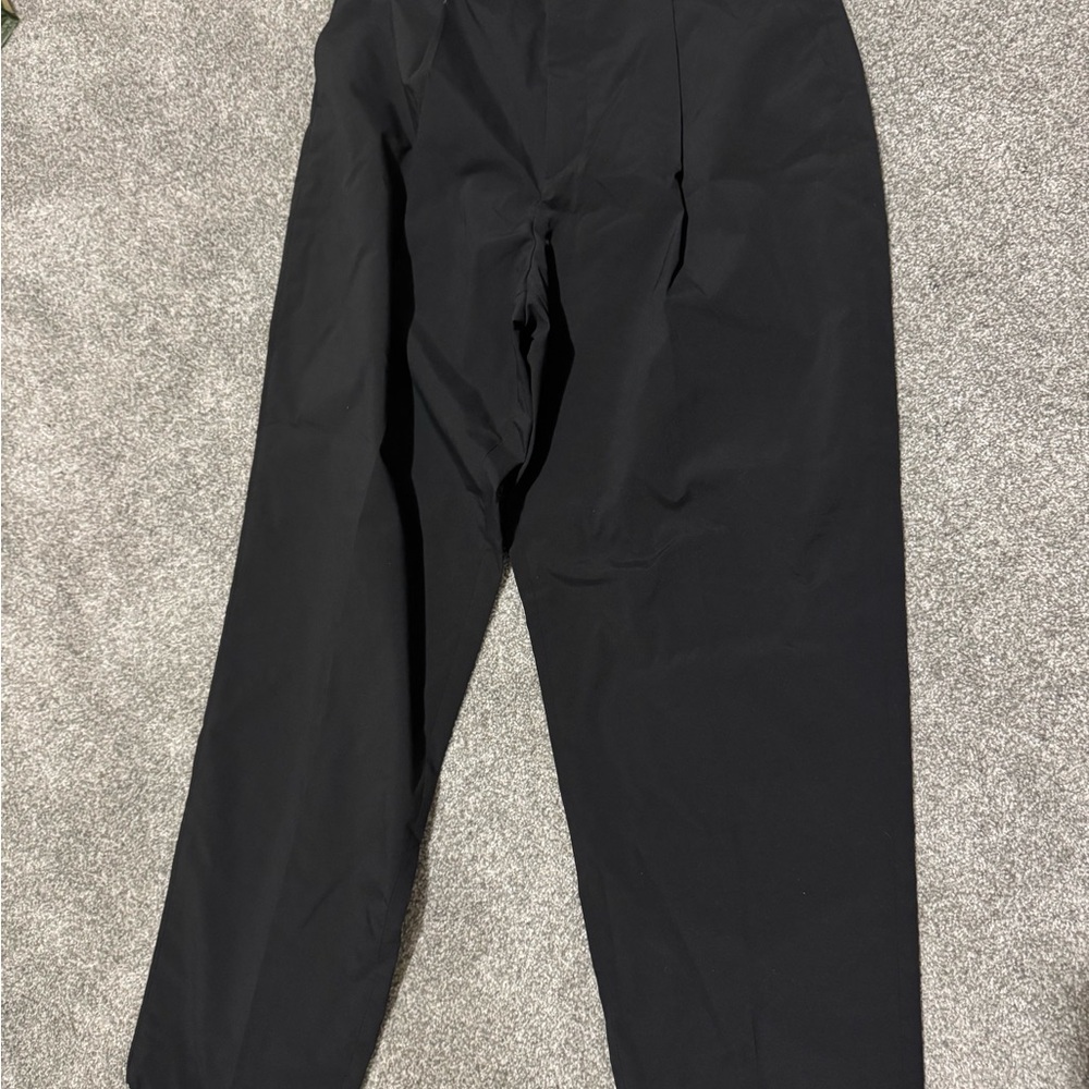 Uniqlo Black Pantsuit Straight Leg Design
